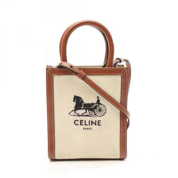 CELINE Brown Leather Bag - Picture 1 of 11